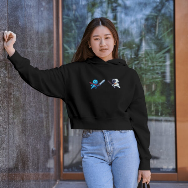 Sudadera oficial negra de Friends – Diseño exclusivo de personajes - Image 2