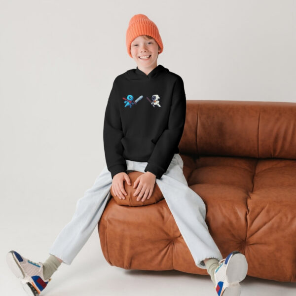 Sudadera oficial negra de Friends – Diseño exclusivo de personajes - Image 3
